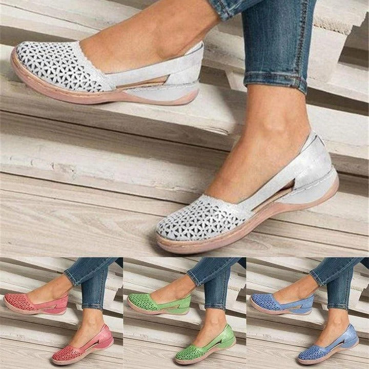 ComfortLuxe Ballerina’s – Orthopedische Damesschoenen voor Hallux Valgus met Ademend Mesh