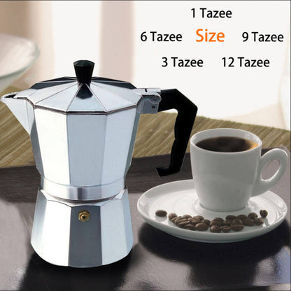 Klassieke Italiaanse Moka-pot voor fornuis - 12 kopjes espresso maker