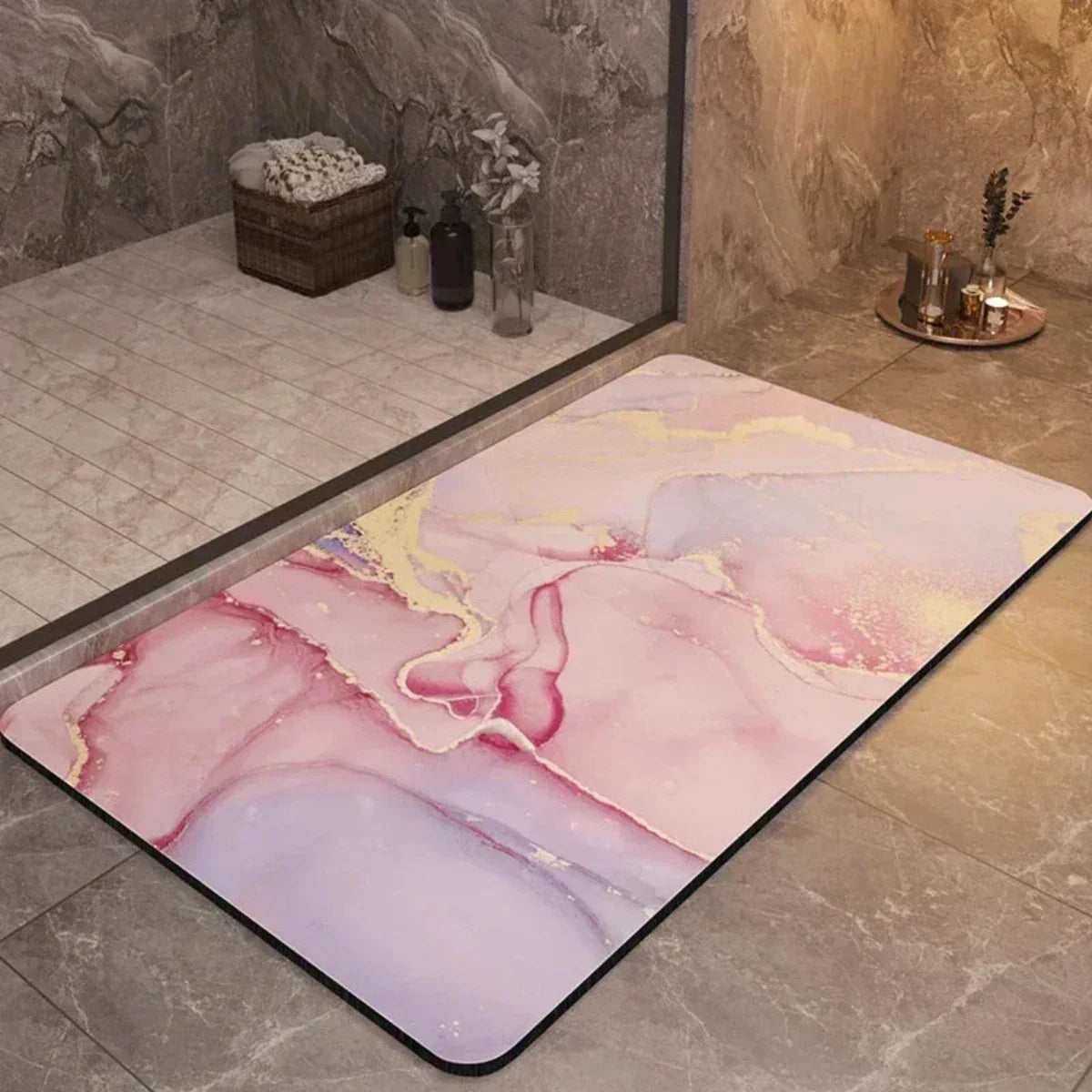 Antislip Badmat met Ultra-Absorberende Werking – De VeiligDroog Mat