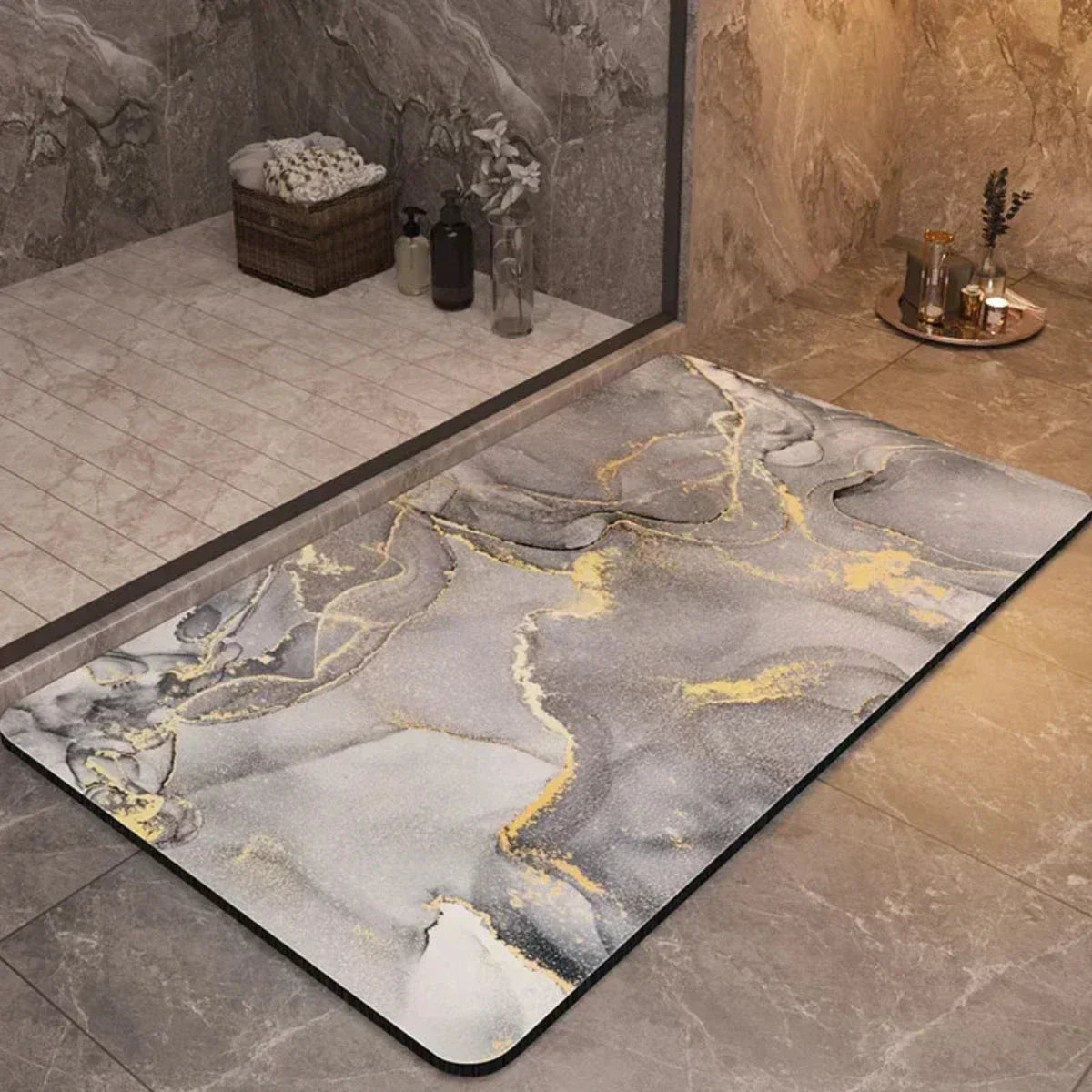 Antislip Badmat met Ultra-Absorberende Werking – De VeiligDroog Mat