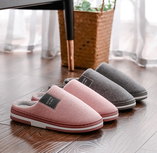 Heren Pantoffels met Antislip Zool – Warme en Comfortabele Pluche Sloffen