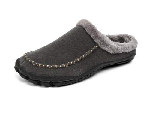HerenPantoffels LuxeWarm – zachte pluche pantoffels met antislipzool