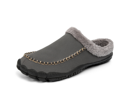 HerenPantoffels LuxeWarm – zachte pluche pantoffels met antislipzool