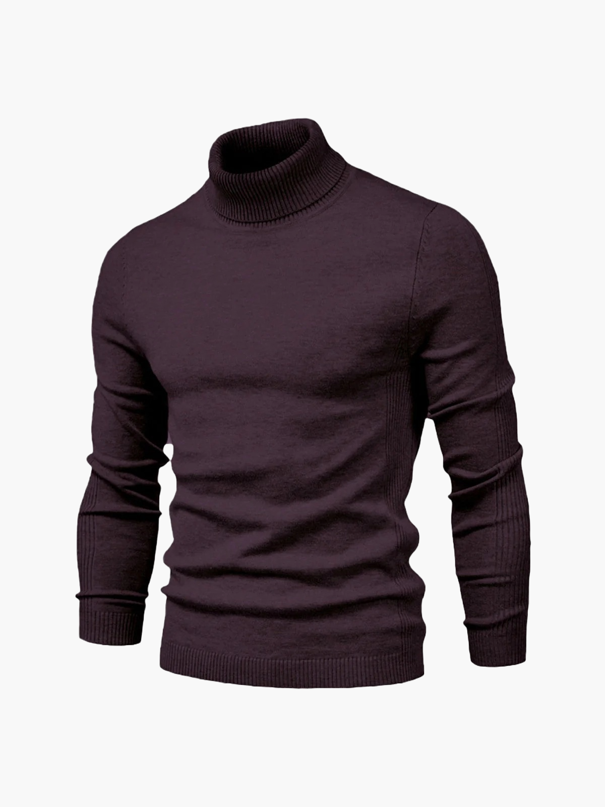 Heren Col Rol Pullover – Comfortabele Trui met Hoge Kraag