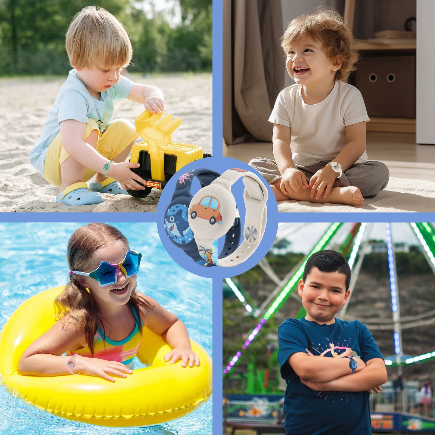KinderVeilig GPS Armband – Siliconen Houder voor Tracker