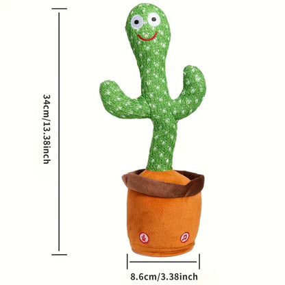 Dansende Cactus met Geluidsfunctie, Ledverlichting en Opnamefunctie
