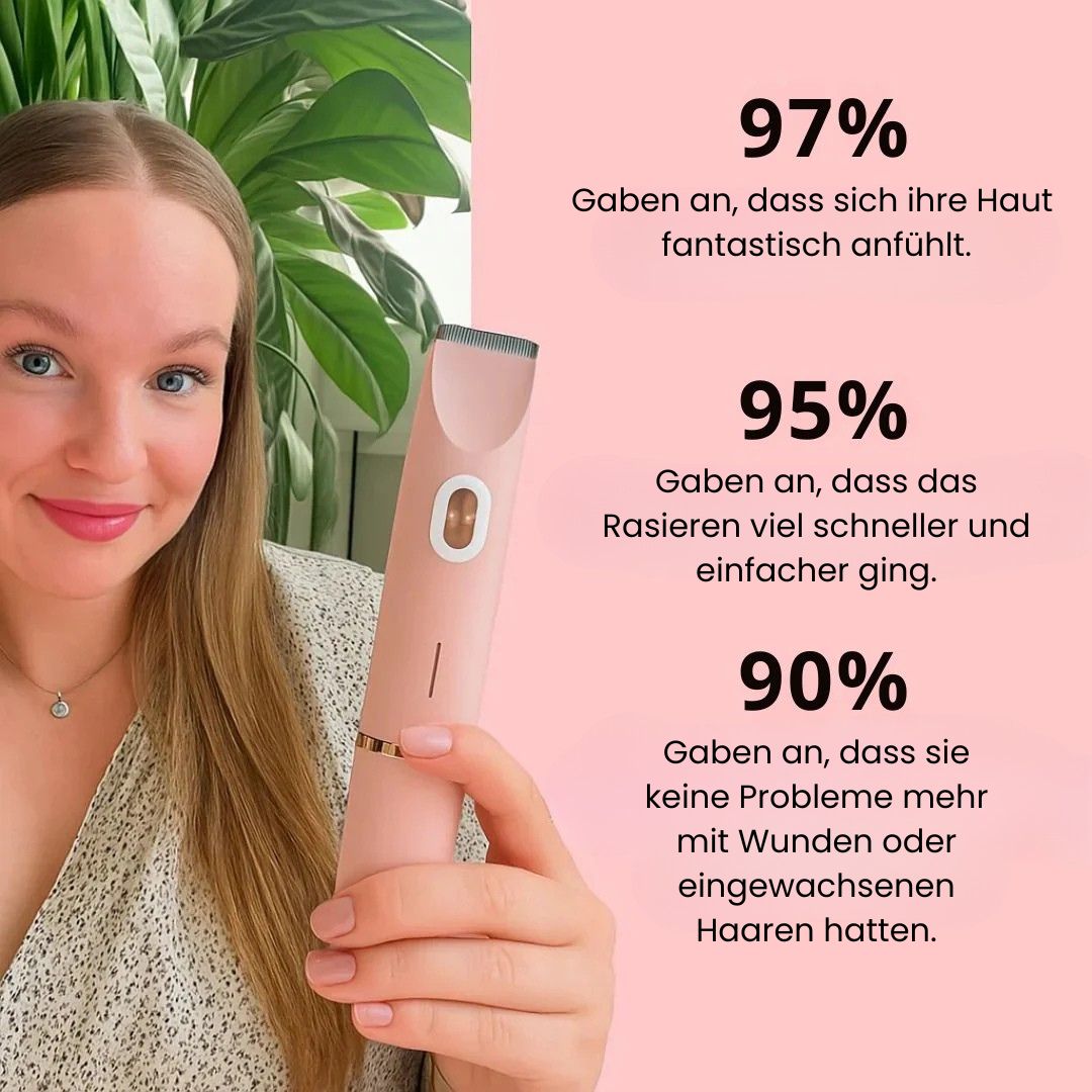GladZacht Dames Scheerapparaat Waterdicht en Oplaadbaar