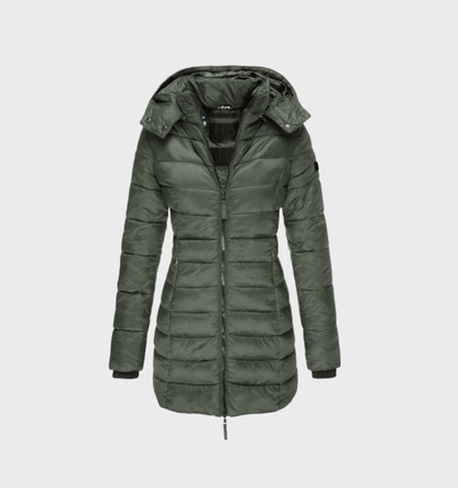 Elegante Dames Winterjas – Modieuze Warme Jas met Perfecte Pasvorm