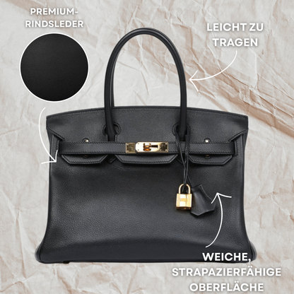 Eleganza Leren Handtas – Tijdloze Koeienlederen Dames Tas met Praktisch Design