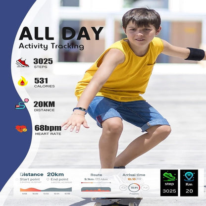 Kinder Activiteitstracker Horloge – Gezondheid en Fun met KidFit Pro