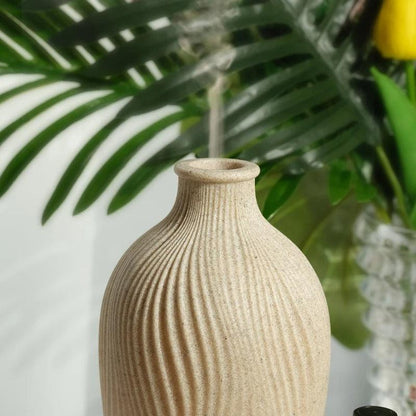 Boho Vaas Ultrasone Aromadiffuser – Luchtbevochtiger met LED-licht
