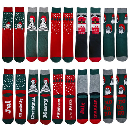 Feestelijke Sokkenset met Kerstmotieven - 5 paar in verschillende designs