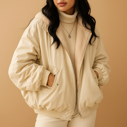Yarice Korte Winterjas met Capuchon – Warm en Elegant