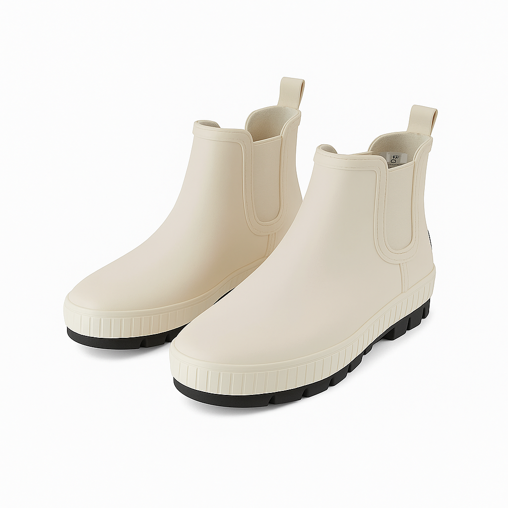 Korte Regenlaars Dames – Waterdicht en Antislip