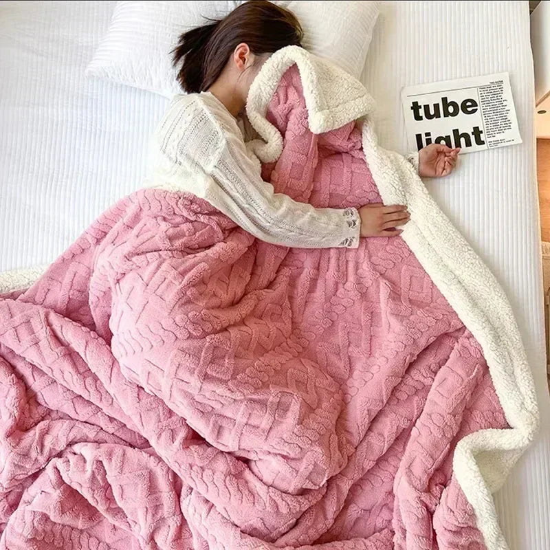 Dikke lamswollen deken voor de winter - WarmWool