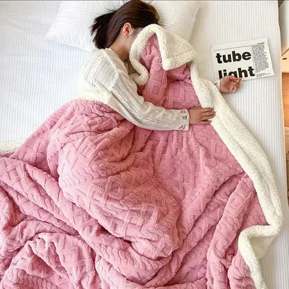 Dikke lamswollen deken voor de winter - WarmWool