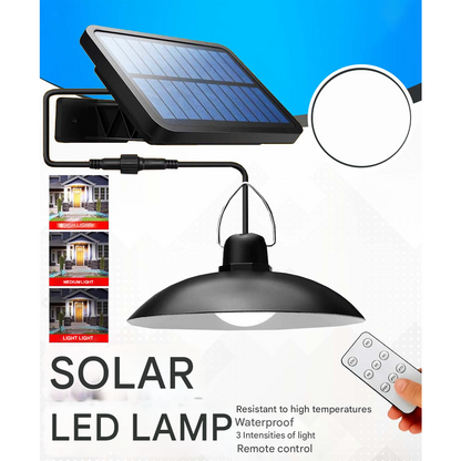 SolarDuo LED Lampenset op Zonne-energie met Afstandsbediening