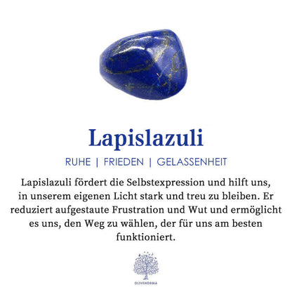 Orion Spirituele Ketting met Tijgeroog & Lapis Lazuli – Heren Rozenkrans