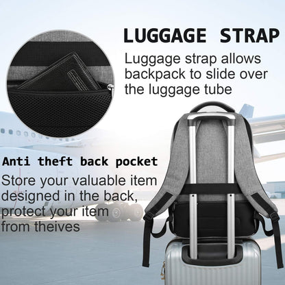 Slimme Anti-Diefstal Laptop Rugzak met USB Oplaadpoort