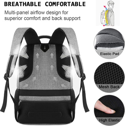 Slimme Anti-Diefstal Laptop Rugzak met USB Oplaadpoort