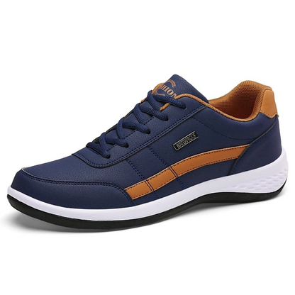 Orthopedische Leren Herenschoenen met Antislipzool – De ComfortStap Veterschoen