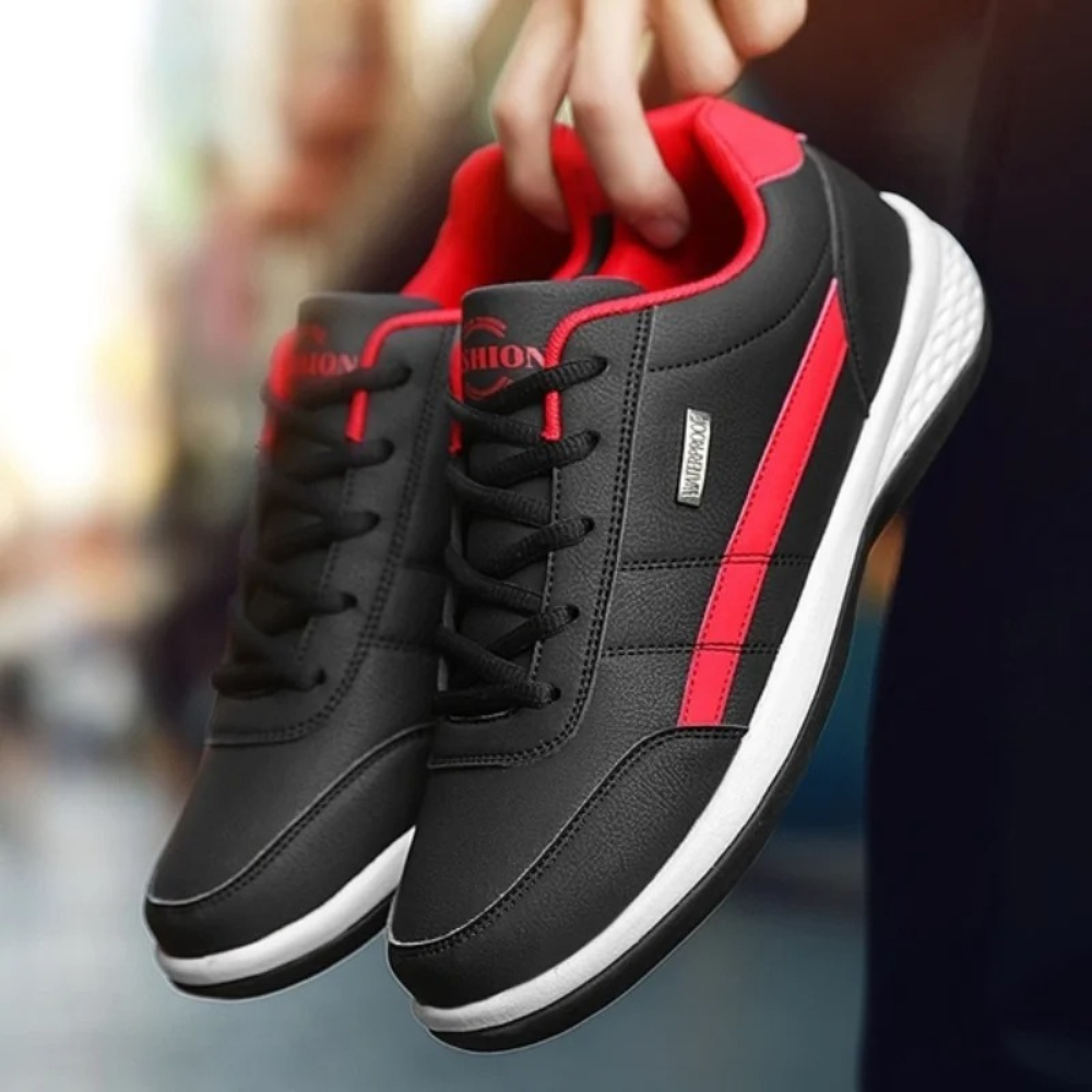 Orthopedische Leren Herenschoenen met Antislipzool – De ComfortStap Veterschoen