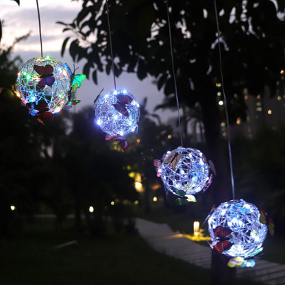 ButterflyAura Solar Tuinlamp met Vlinder LED Verlichting