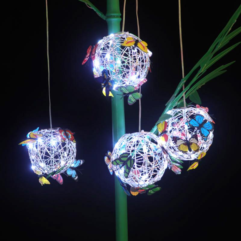 ButterflyAura Solar Tuinlamp met Vlinder LED Verlichting