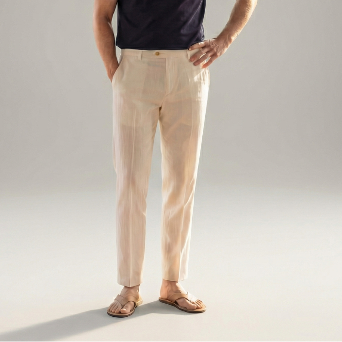 Linnen zomerbroek heren - casual en formeel
