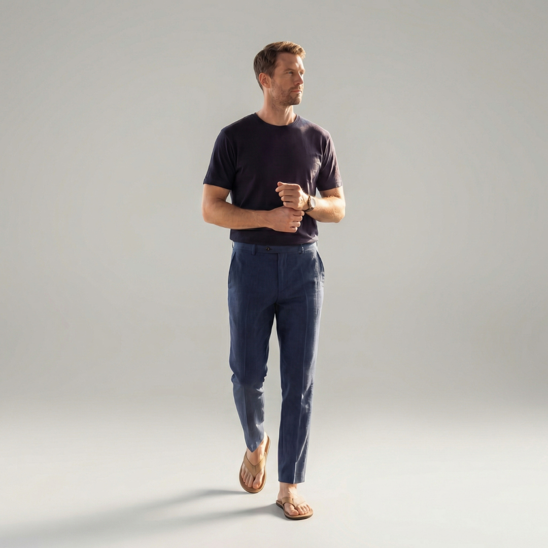 Linnen zomerbroek heren - casual en formeel