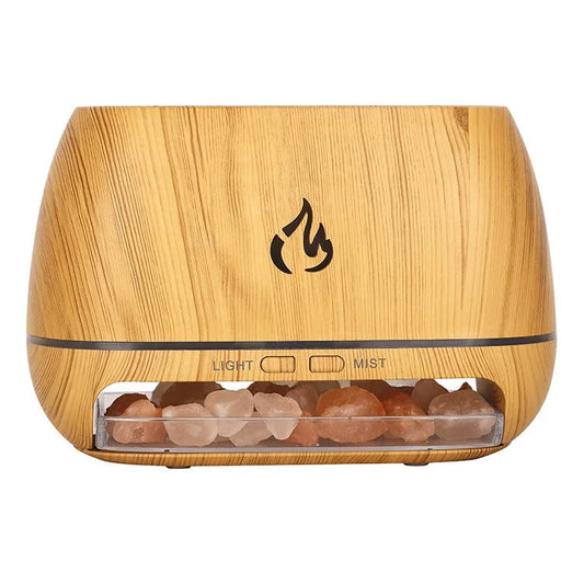 ZoutLicht Aroma Diffuser – Himalaya Zoutlamp met Geurverspreiding en Kleurenlicht