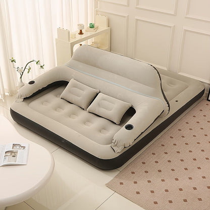 FlexiRust Opblaasmatras – Luxe Slaapcomfort met Rugsteun en Geïntegreerde Pomp