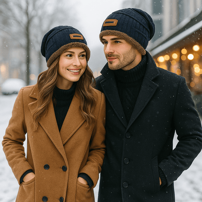 Gebreide Wintermuts met Zachte Bontvoering voor Koude Dagen
