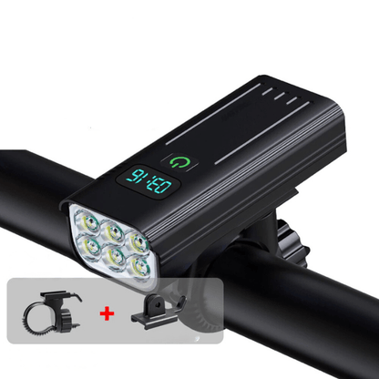 Premium LED Fietskoplamp 5000 Lumen met USB-C Oplaadbare Accu