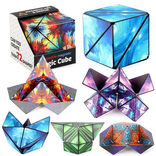 VouwFun Vormkubus – Creatieve 3D-puzzel voor Kinderen en Volwassenen