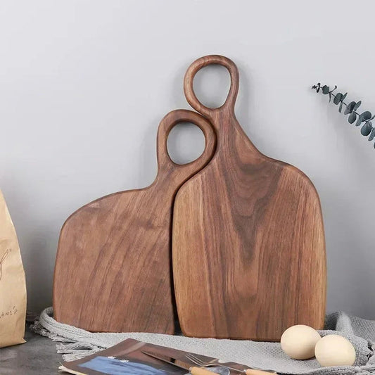 Luxe Walnoot Snij- en Serveerplank Set Waldré – 2-Delig
