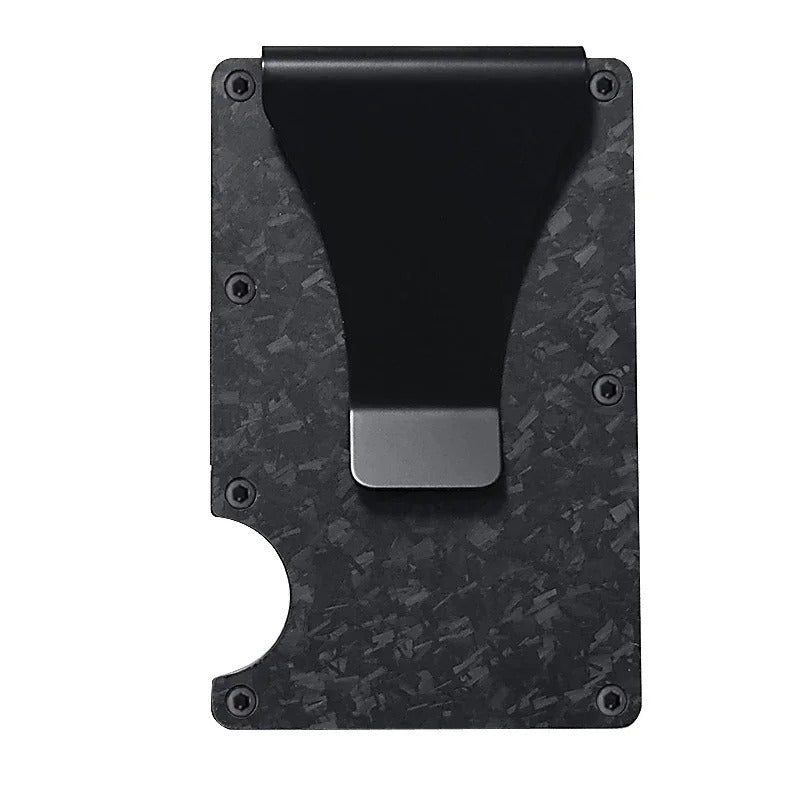 Titan Matte Kobalt Kaarthouder – Slank & stijlvol RFID-portemonnee voor heren & dames