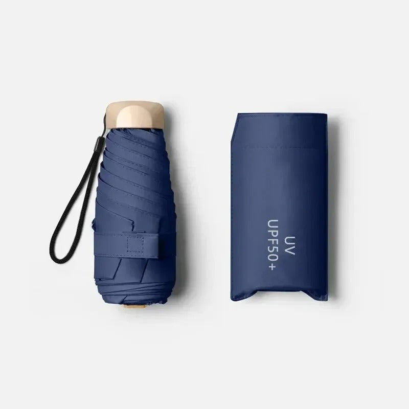 Opvouwbare Mini-Paraplu Solara – Compact, UV-bescherming & Windbestendig