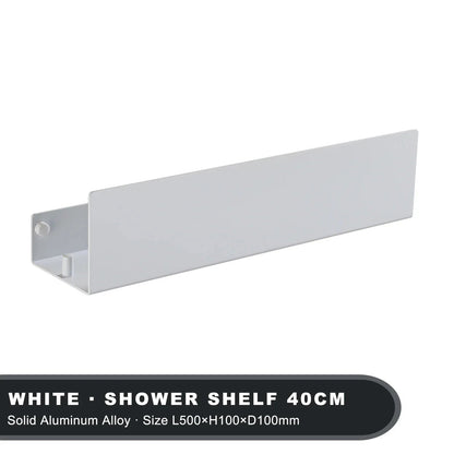 Aluminium Wandplank Badkamer - Moderne Organizer met Schroefbevestiging