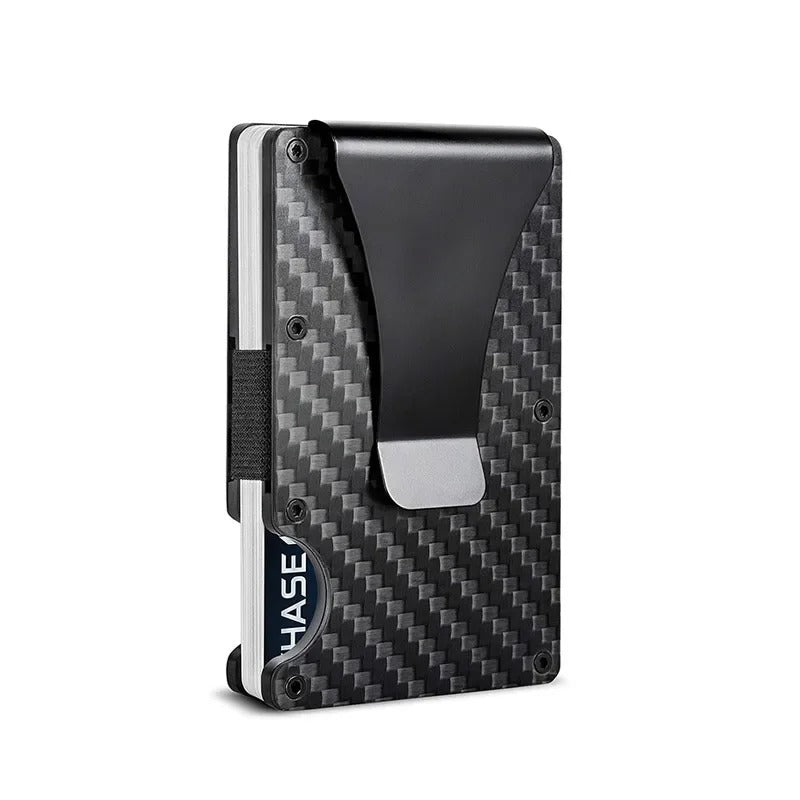 Titan Matte Kobalt Kaarthouder – Slank & stijlvol RFID-portemonnee voor heren & dames