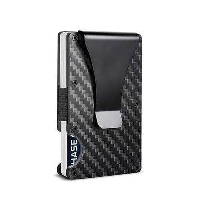 Titan Matte Kobalt Kaarthouder – Slank & stijlvol RFID-portemonnee voor heren & dames