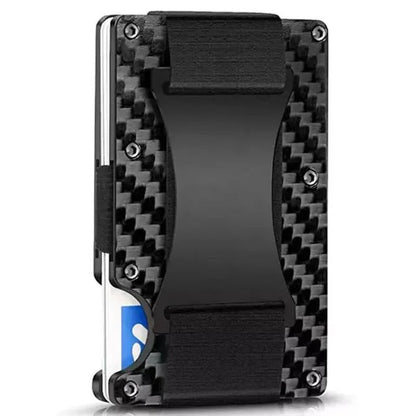Titan Matte Kobalt Kaarthouder – Slank & stijlvol RFID-portemonnee voor heren & dames