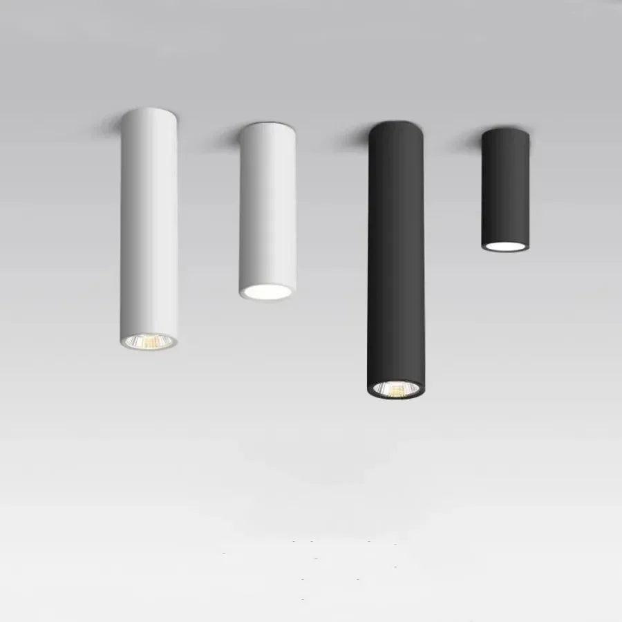 Cilindervormige LED Opbouwspot - Dimbaar Aluminium Design
