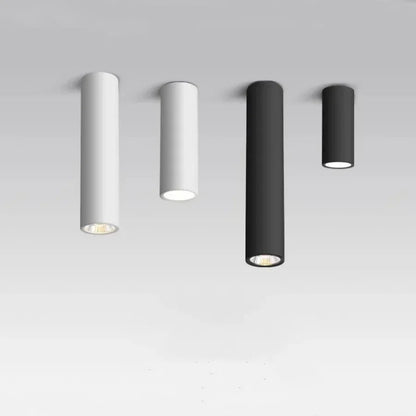 Cilindervormige LED Opbouwspot - Dimbaar Aluminium Design