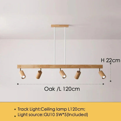 Houten LED Plafondspot - Moderne Verlichting voor Keuken en Slaapkamer
