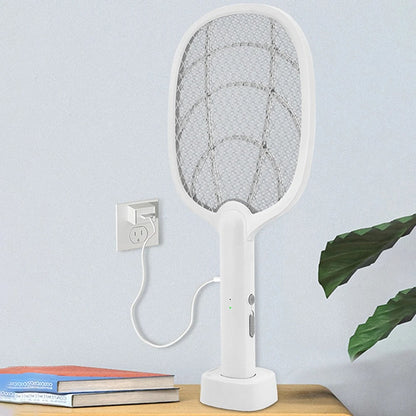 Oplaadbare 2-in-1 Elektrische Vliegenmepper en Insectenverdelger – 2500V Zonder Chemicaliën