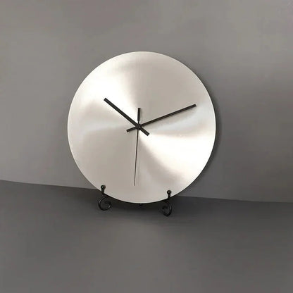 Minimalistisch RVS Wandklok - Stille Quartz Beweging