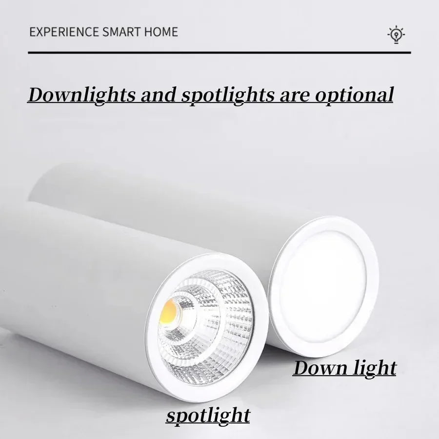 Cilindervormige LED Opbouwspot - Dimbaar Aluminium Design