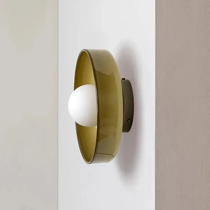 VerreLume Glazen Plafondlamp – Modern Design met Warme Lichtverspreiding
