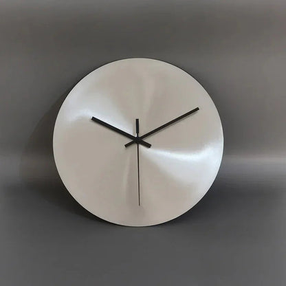 Minimalistisch RVS Wandklok - Stille Quartz Beweging
